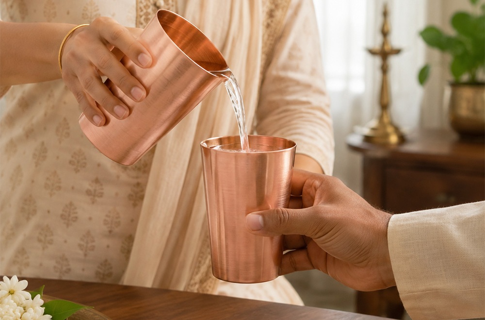7 Surprising Benefits of Drinking Water from a Copper Glass