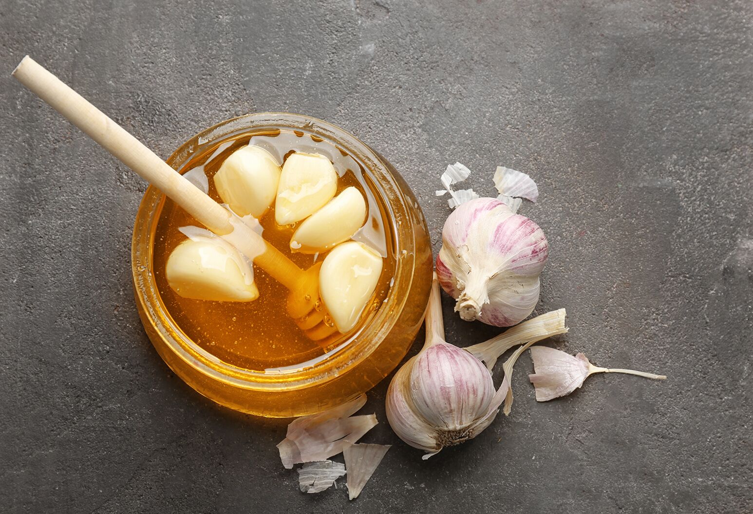 garlic fermented in honey